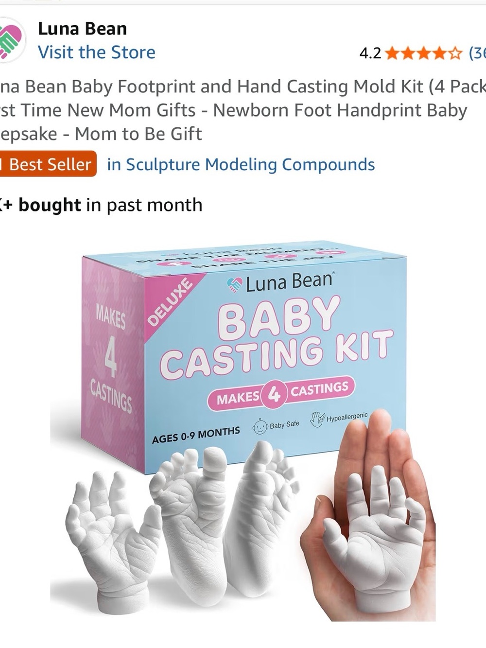 Luna Bean Baby Casting Kit - NWT